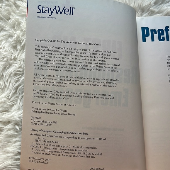 Fourth Edition First Aid book - Picture 3 of 3